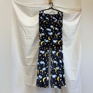 Blue and Yellow Celestial Pajamas for Dreamy Nights